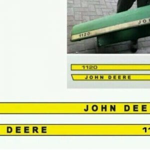 John Deere 1120 Aufkleber Schriftzug für Motorhaube Traktor Schlepper JD