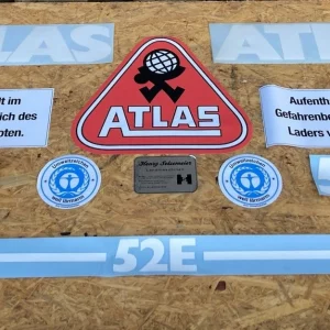 ATLAS 52E Aufklebersatz Aufkleber Abziehbild Radlader Lader AR52