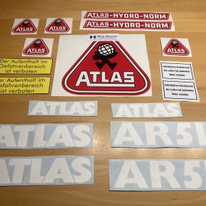 ATLAS AR51 Aufklebersatz Aufkleber Abziehbild Radlader Lader AR51