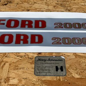 FORD 2000 Aufklebersatz Aufkleber Abziehbild Ford Traktor Schlepper