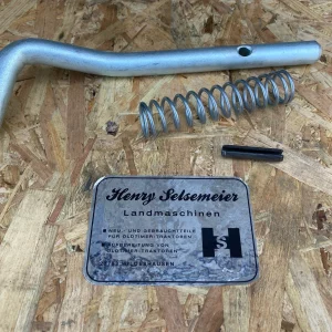 BAAS Frontlader Griffbolzen Links inkl. Feder und Splint Bolzen Lader