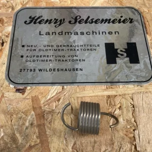 BAAS Frontlader Zugfeder für Ausklinkung/ Klinke E-Klinke Klinkhaken 970510080